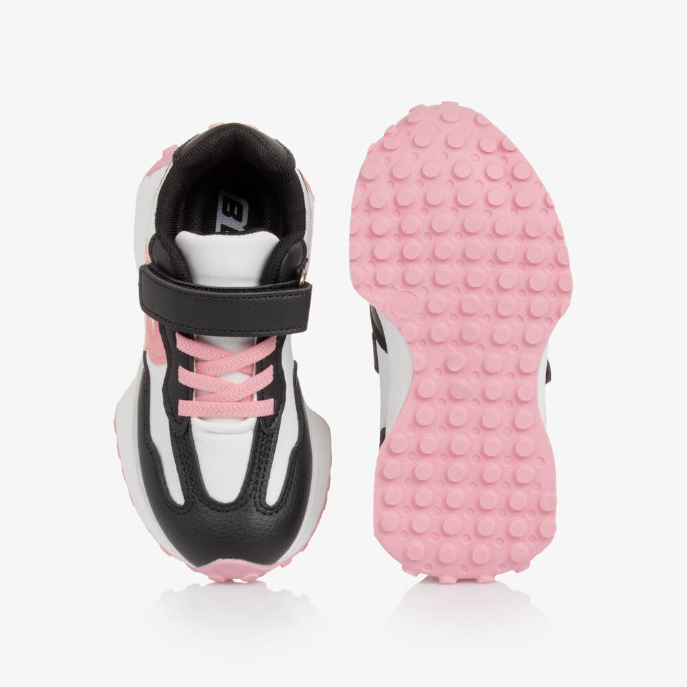 A Dee-Black And Pink Logo Trainers | Childrensalon Outlet