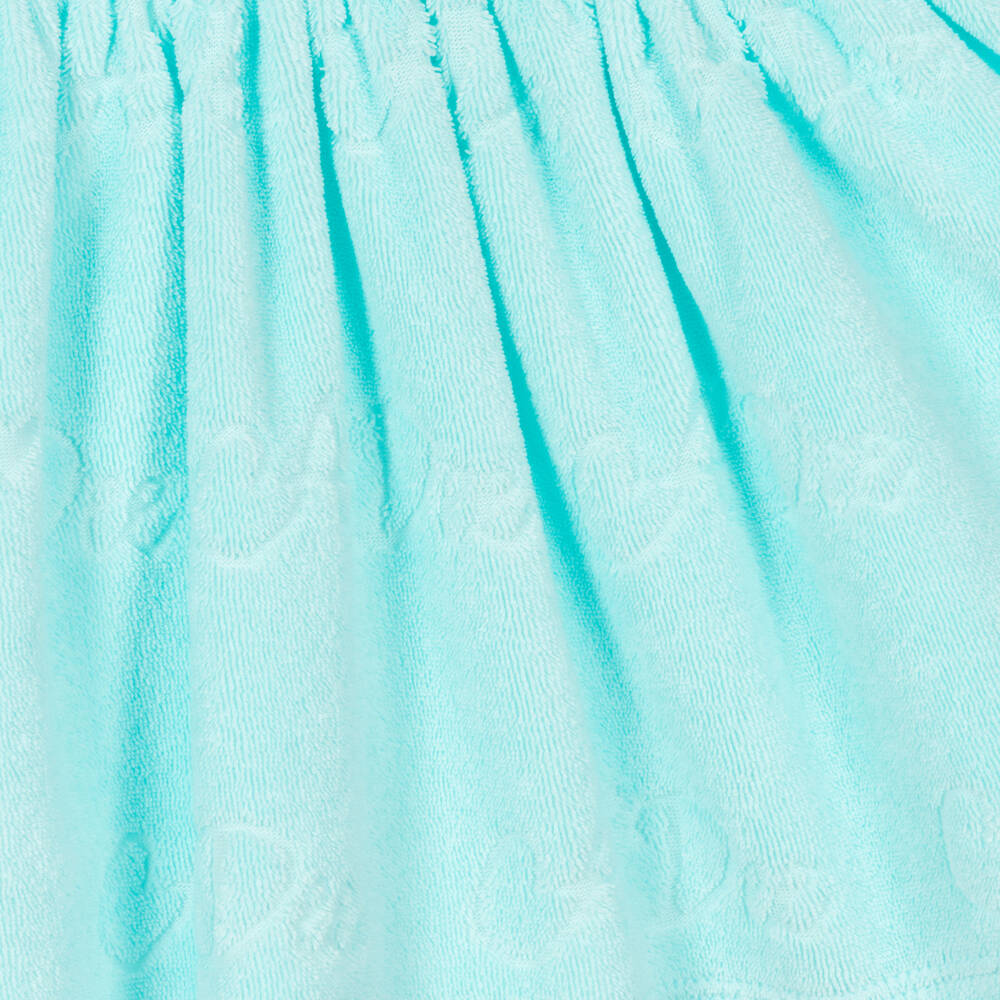 A Dee-Girls Aquatic Blue Terry Dress | Childrensalon Outlet