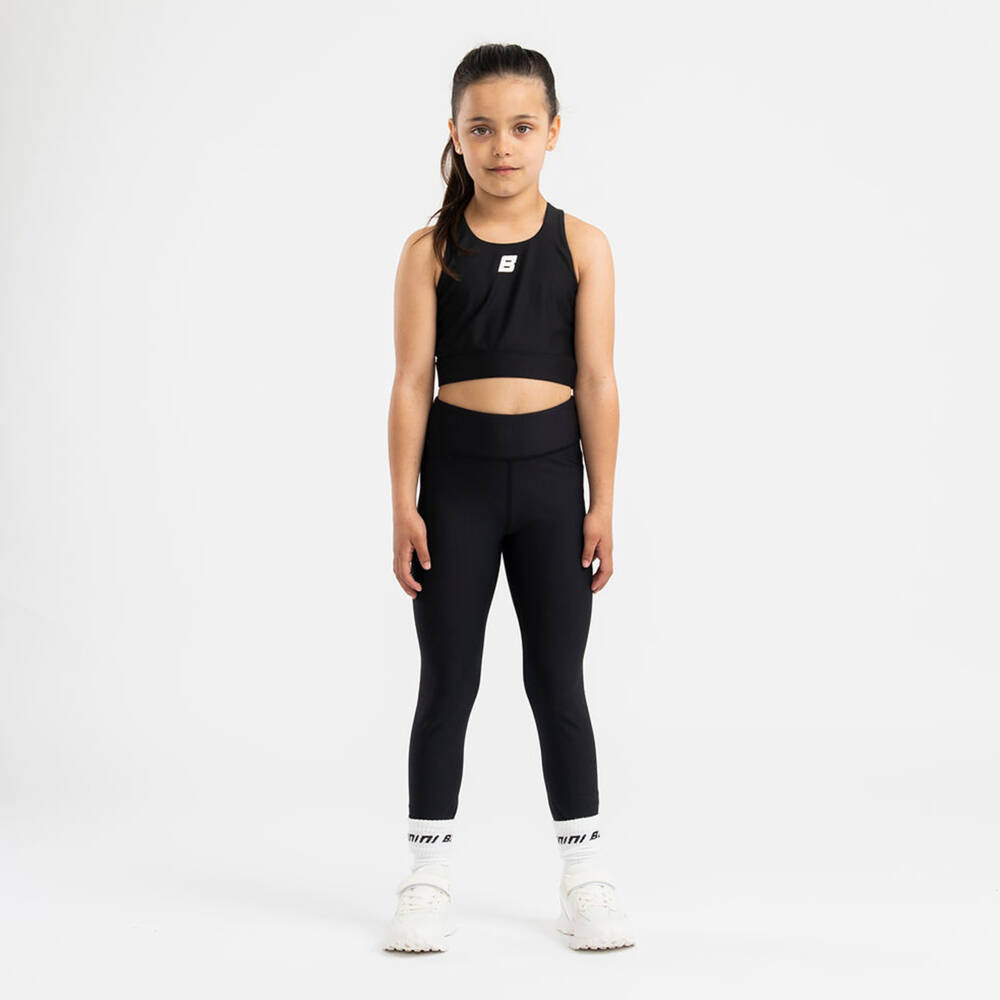 A Dee-Girls Black Full Length Sporty Leggings | Childrensalon Outlet