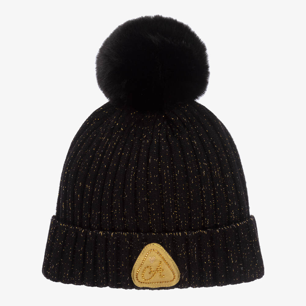 Bonnet noir fille new arrivals