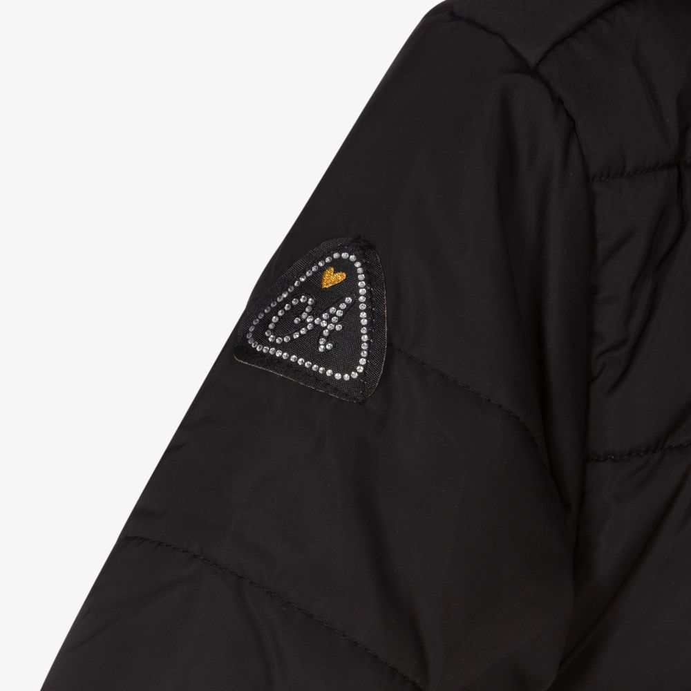 A Dee-Girls Black Puffer Coat | Childrensalon Outlet