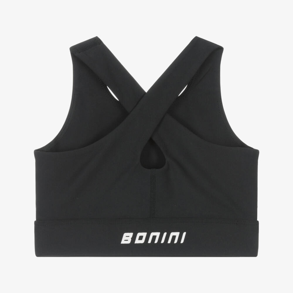 A Dee-توب قصير أنيق باللون الأسود للبنات | Childrensalon Outlet