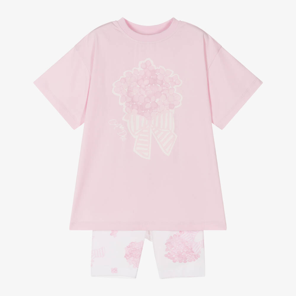 A Dee-Комплект шортов Букет в розовом цвете для девочек | Childrensalon Outlet