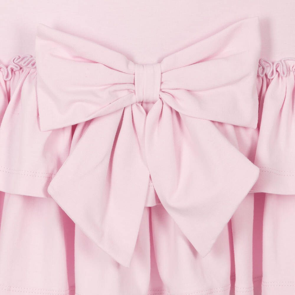 A Dee-فستان وردي مزهر للبنات مع كشكش | Childrensalon Outlet