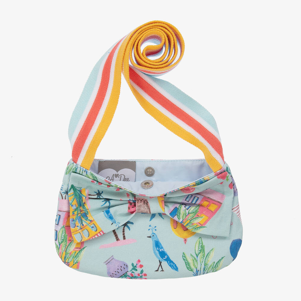 A Dee Girls Blue Cross Body Bag 19cm Childrensalon Outlet