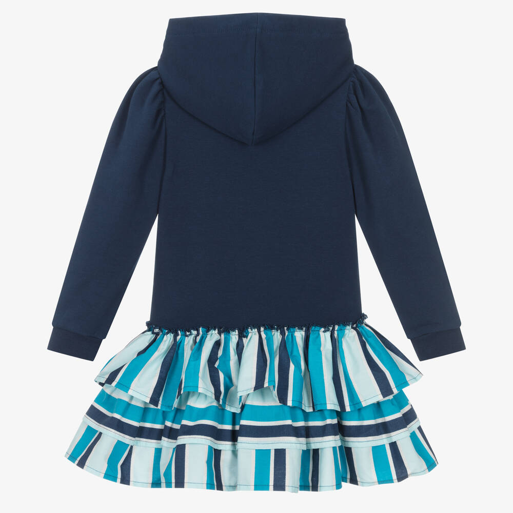 Girls hooded sweatshirt dress new arrivals