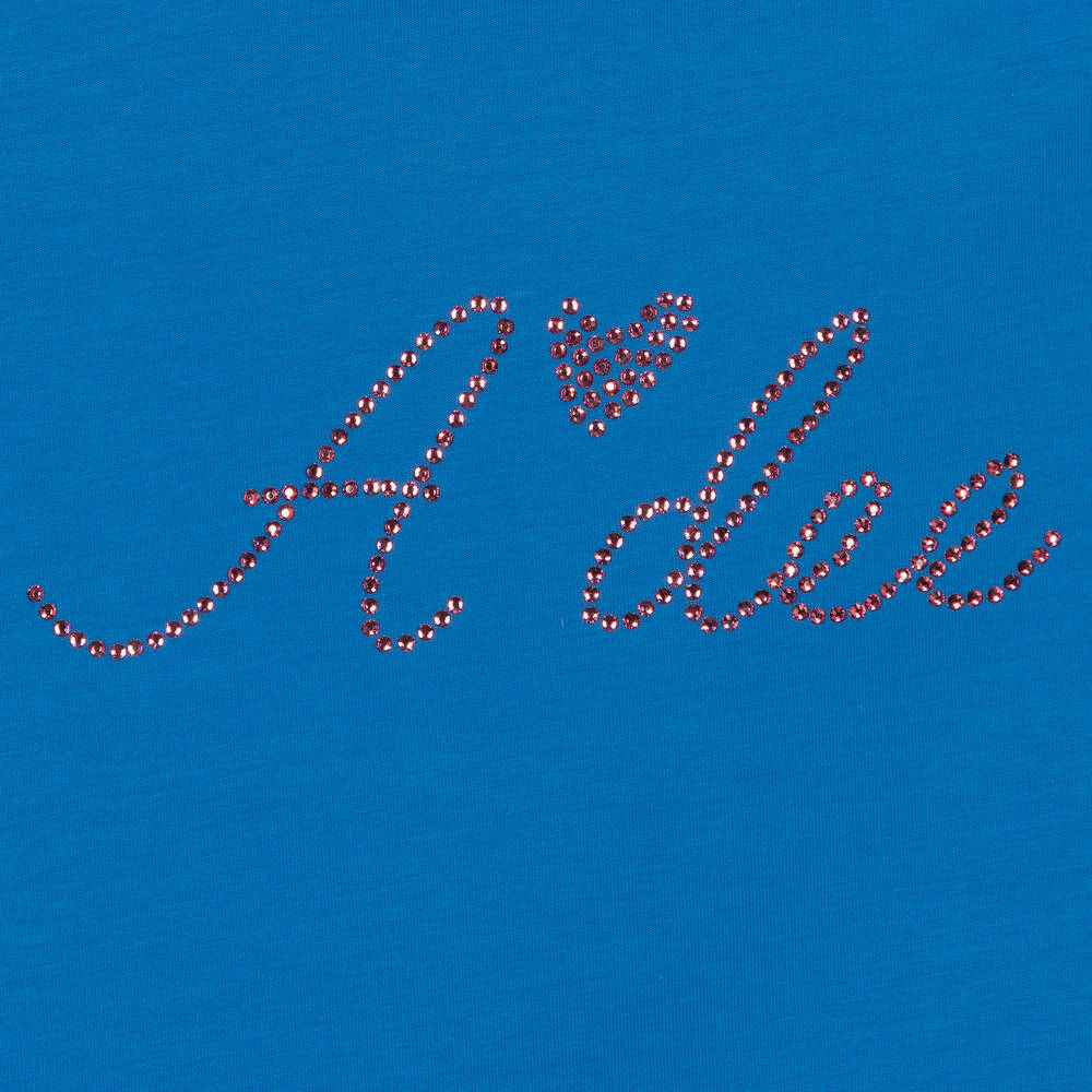 A Dee-Синее платье из джерси с пайетками | Childrensalon Outlet