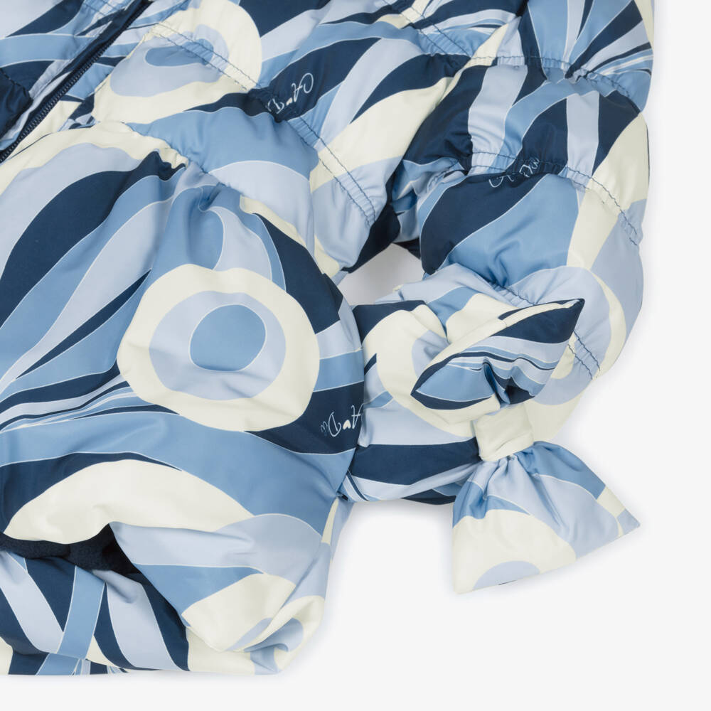 A Dee-Синий пуховик с капюшоном для девочек | Childrensalon Outlet