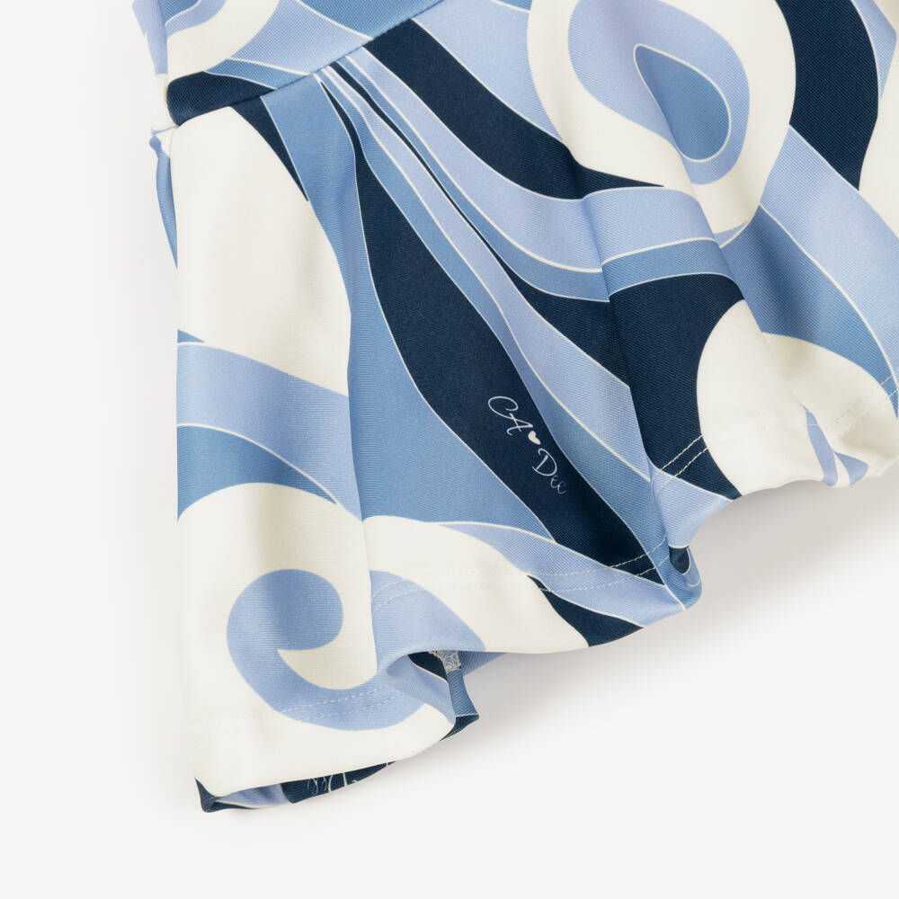 A Dee-Синий комплект с юбкой из джерси для девочек | Childrensalon Outlet