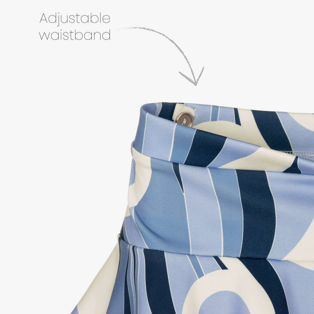 A Dee-Синий комплект с юбкой из джерси для девочек | Childrensalon Outlet