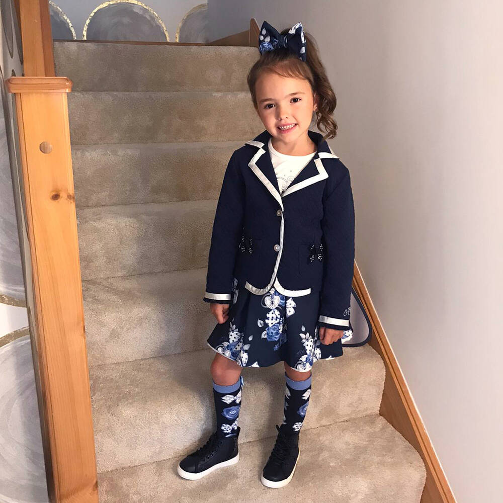 A Dee-Сине-белая юбка для девочек | Childrensalon Outlet