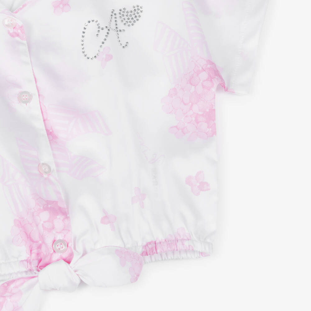 A Dee-Girls Blush & Ivory Bloom Set | Childrensalon Outlet