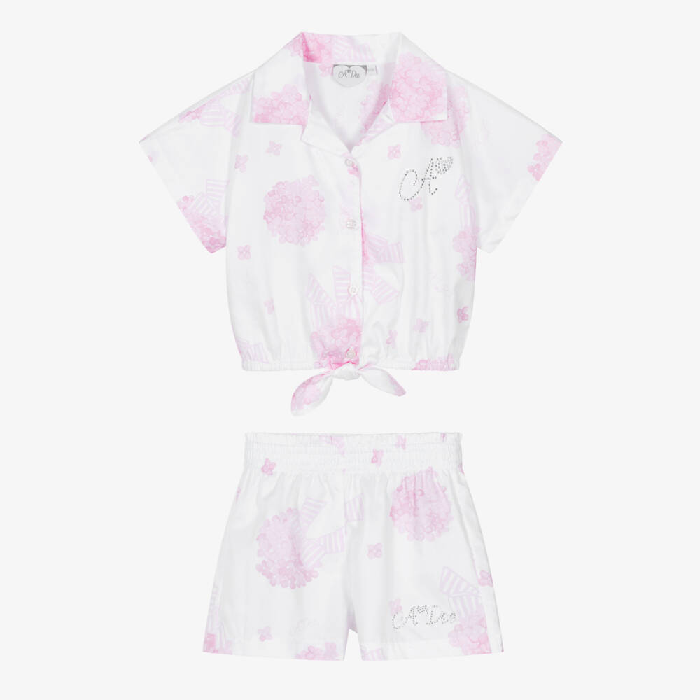 A Dee-Girls Blush & Ivory Bloom Set | Childrensalon Outlet