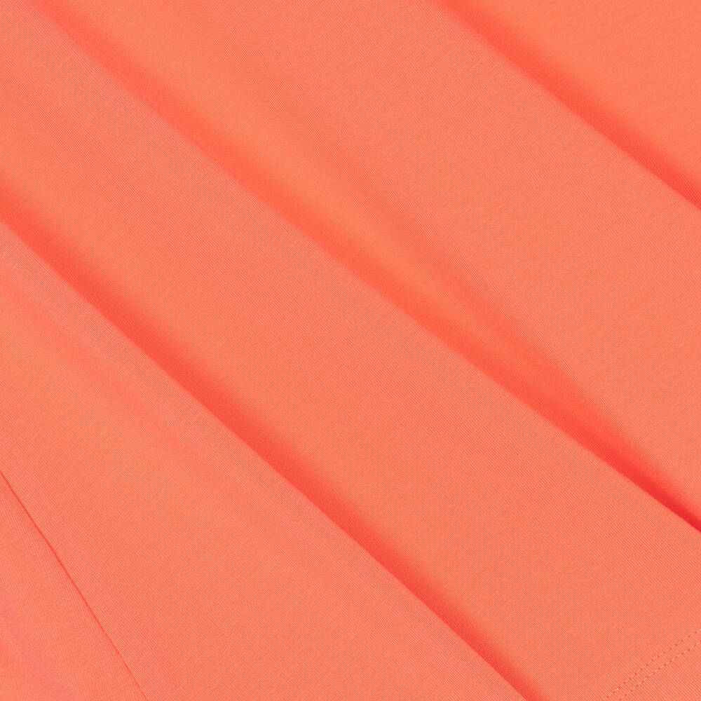 A Dee-Girls Coral Pink Cotton Dress | Childrensalon Outlet