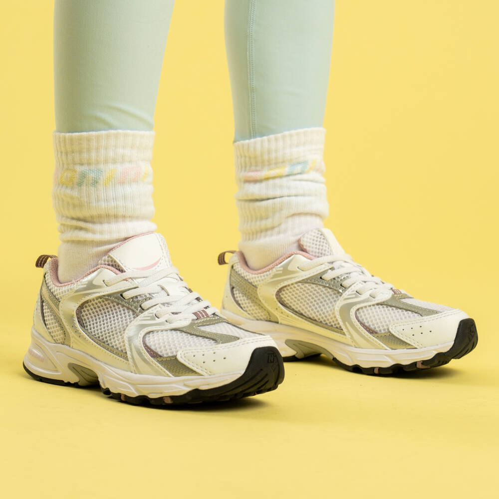 A Dee-Хлопковые ребристые белые носки для девочек | Childrensalon Outlet