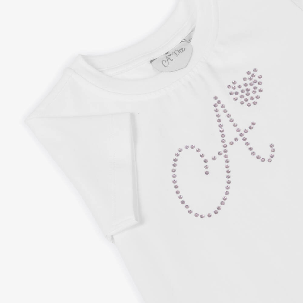 A Dee-Girls Cotton Skort & Tee Set | Childrensalon Outlet
