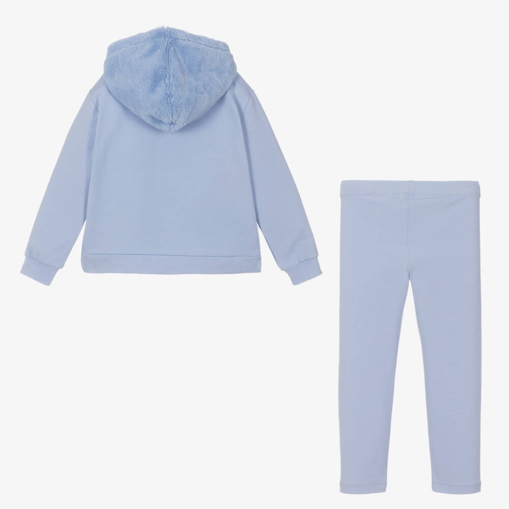 A Dee-Girls Cozy Blue Legging Ensemble | Childrensalon Outlet