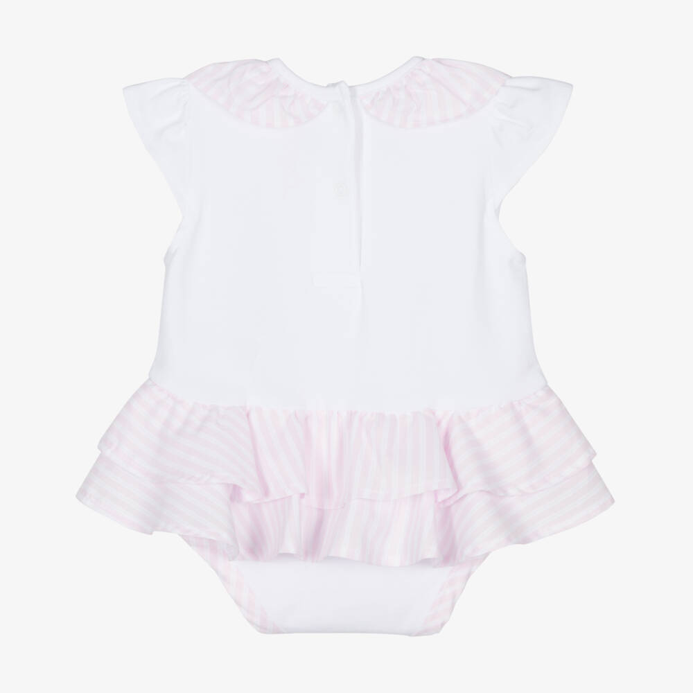 A Dee-جمبسوت قطن ناعم للبنات مزين بأرنب | Childrensalon Outlet