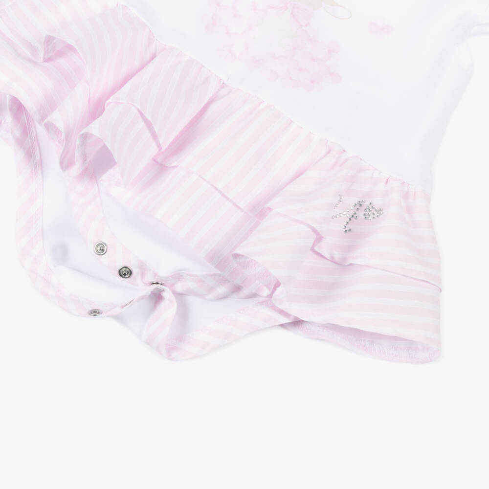 A Dee-جمبسوت قطن ناعم للبنات مزين بأرنب | Childrensalon Outlet