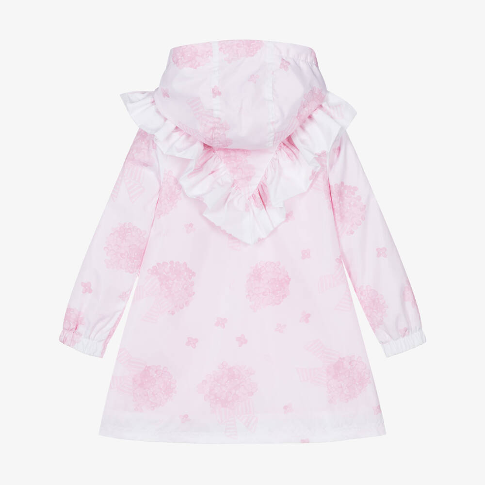 A Dee-Girls Floral Elegance Hooded Coat | Childrensalon Outlet
