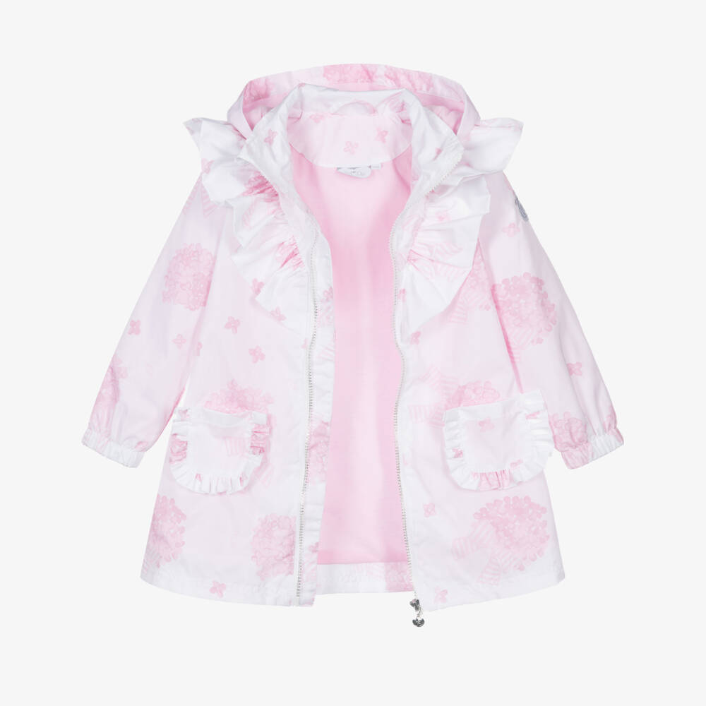 A Dee-Girls Floral Elegance Hooded Coat | Childrensalon Outlet