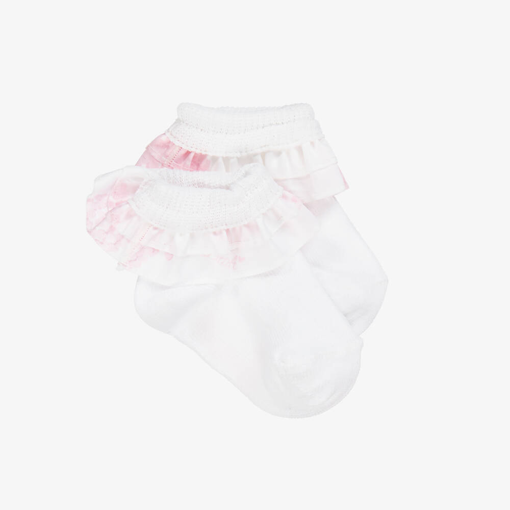 A Dee-Цветочные носки с оборками для девочек | Childrensalon Outlet