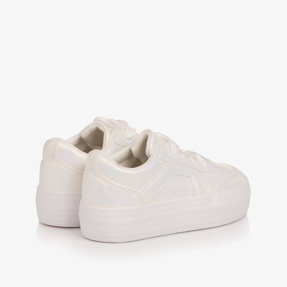 A Dee-Girls Gold Iridescent Trainers | Childrensalon Outlet