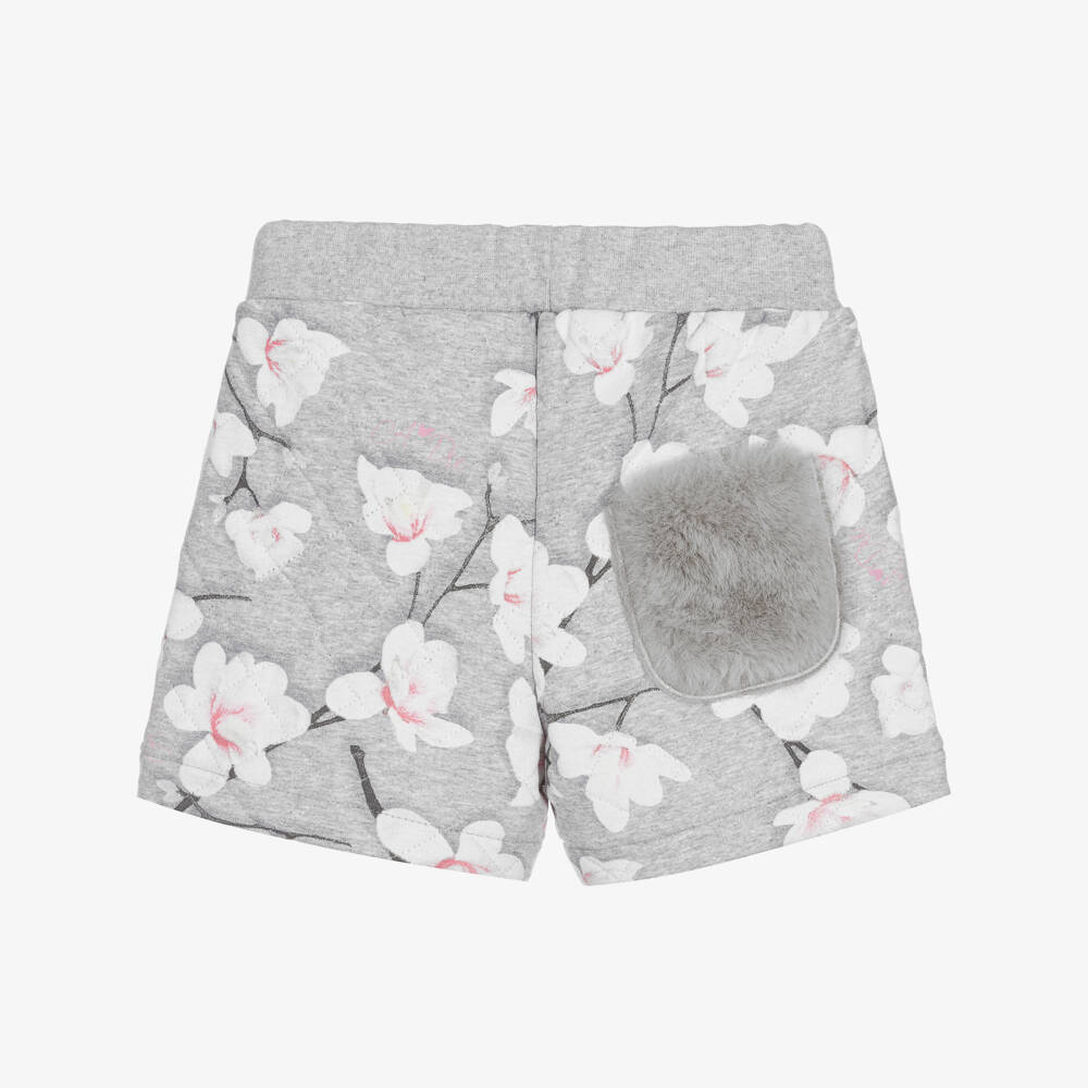 A Dee-Girls Grey Quilted Shorts | Childrensalon Outlet