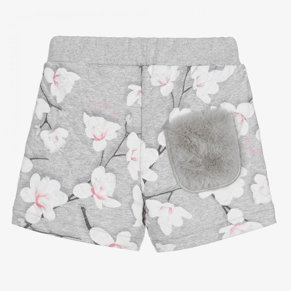 A Dee-Girls Grey Quilted Shorts | Childrensalon Outlet