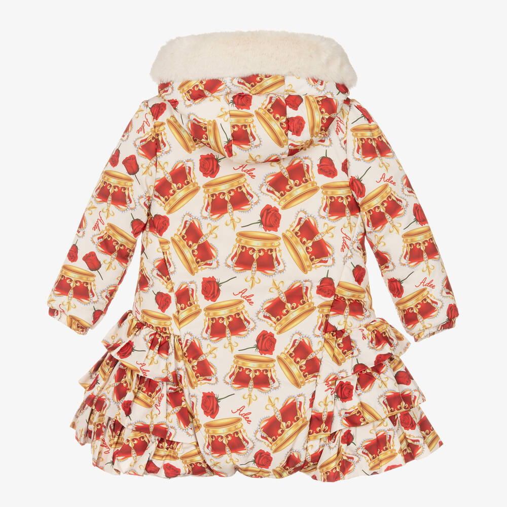 آدي-معطف مبطن لون عاجي للبنات | Childrensalon Outlet