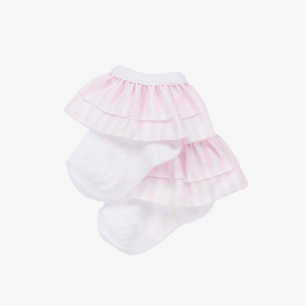 A Dee-جوارب عاجية مزينة بالكشكش للبنات | Childrensalon Outlet