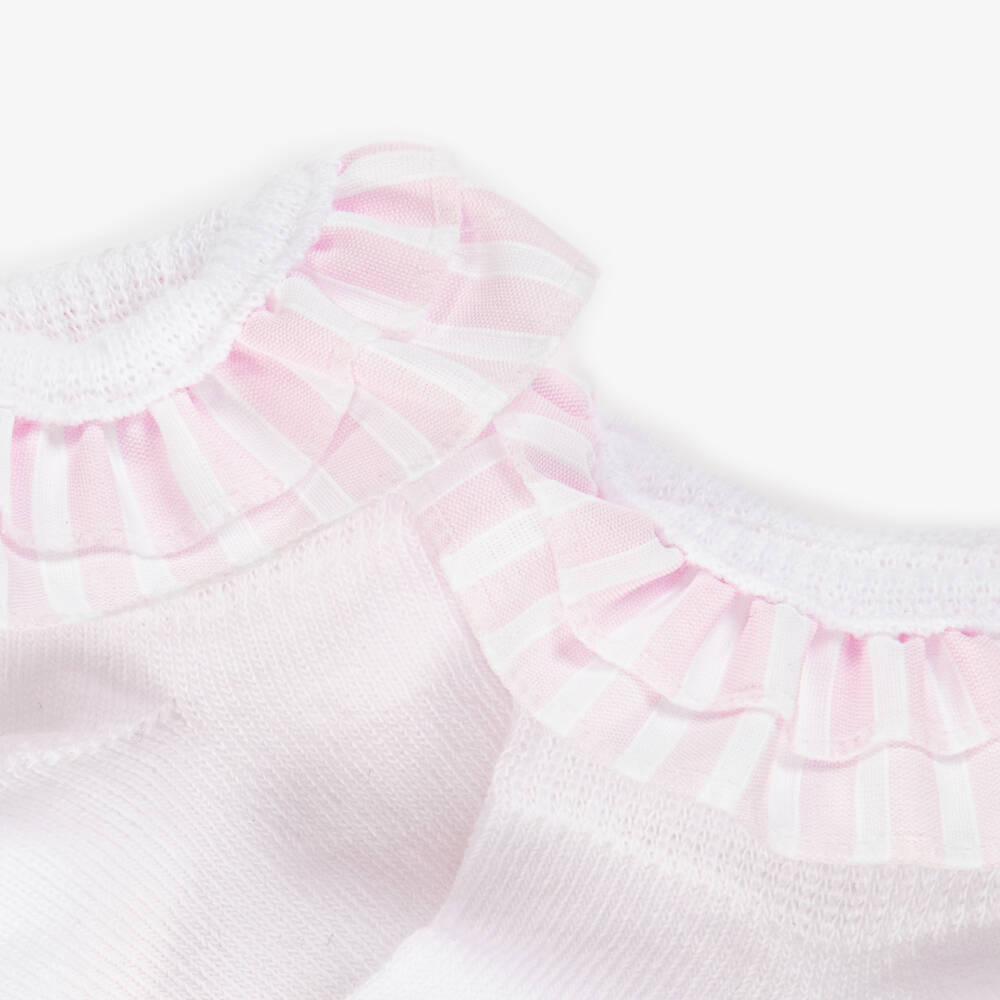 A Dee-جوارب عاجية مزينة بالكشكش للبنات | Childrensalon Outlet