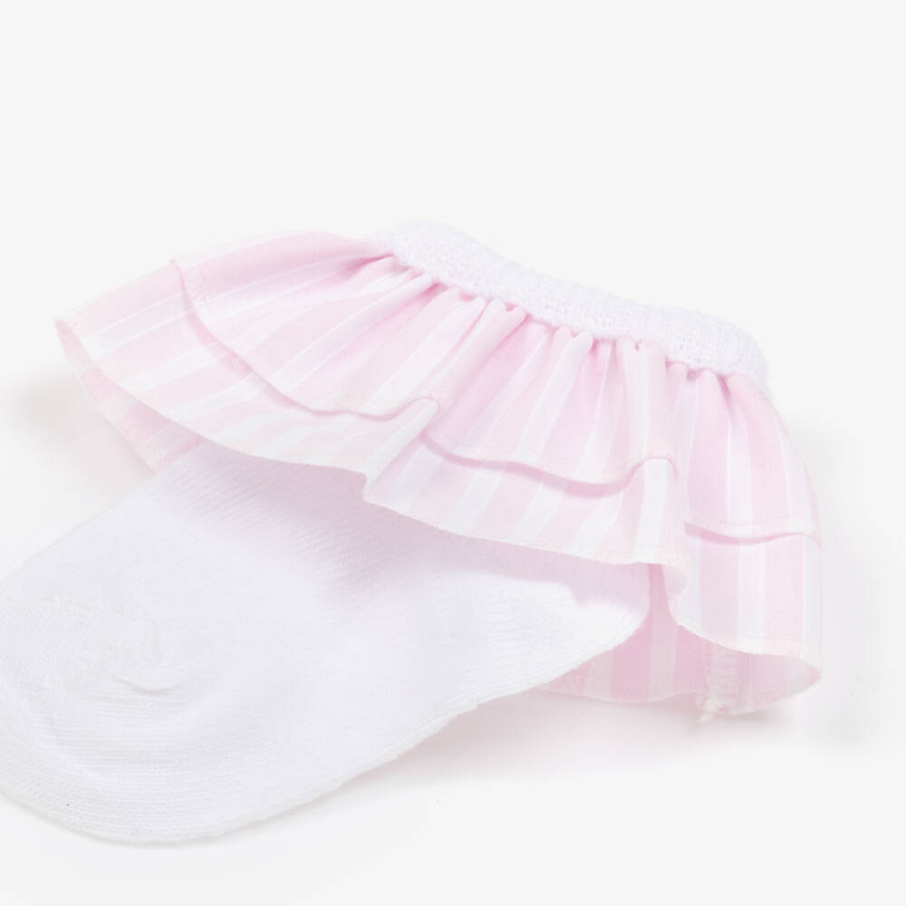 A Dee-جوارب عاجية مزينة بالكشكش للبنات | Childrensalon Outlet