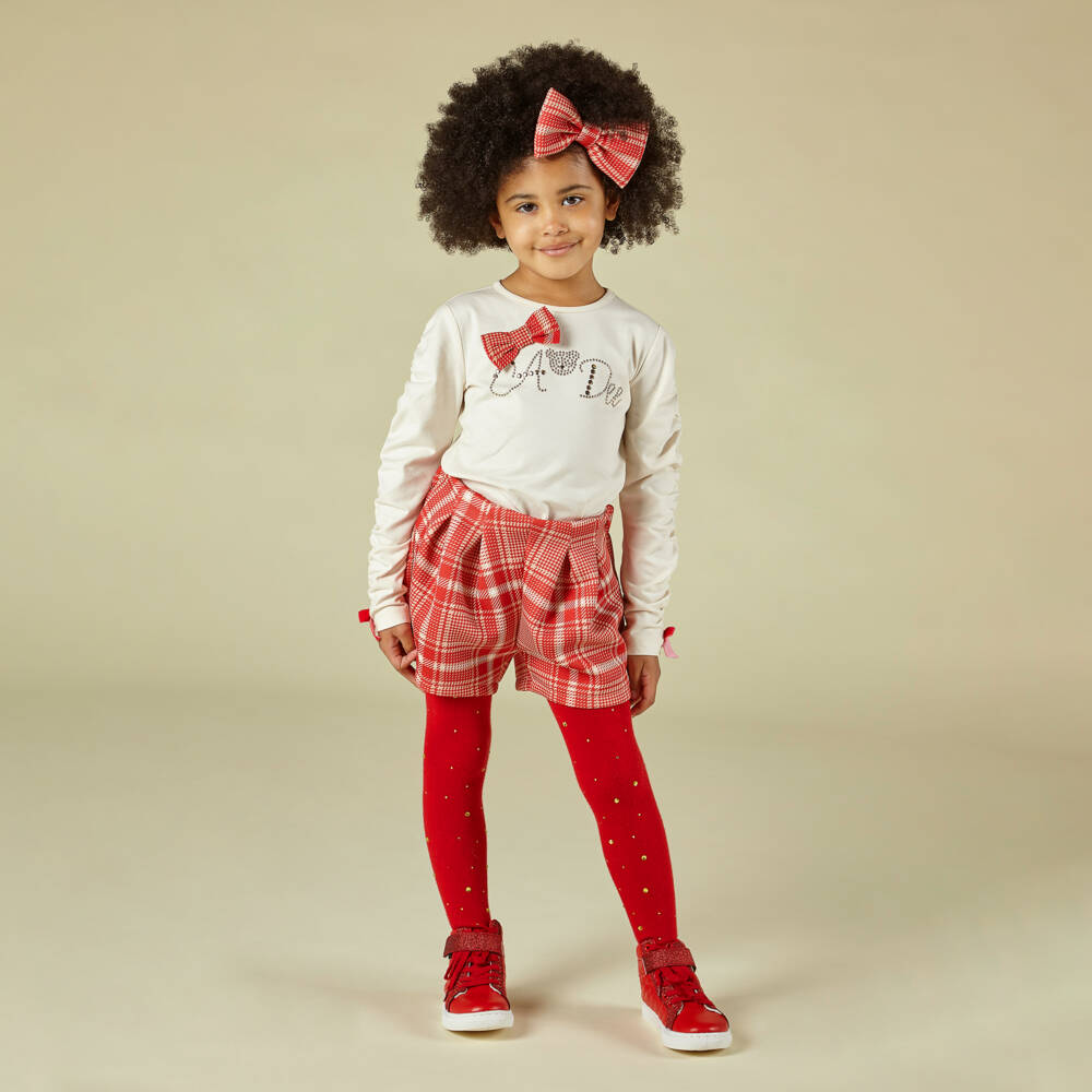 A Dee-Топ и красные шорты в клетку | Childrensalon Outlet