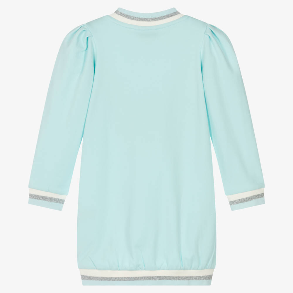 آدي-فستان سويتشيرت بطبعة يونيكورن لون أزرق | Childrensalon Outlet