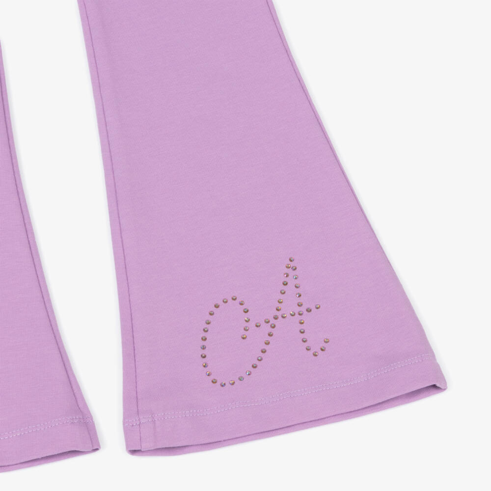 A Dee-طقم بناتي بلون أرجواني وعاجي | Childrensalon Outlet