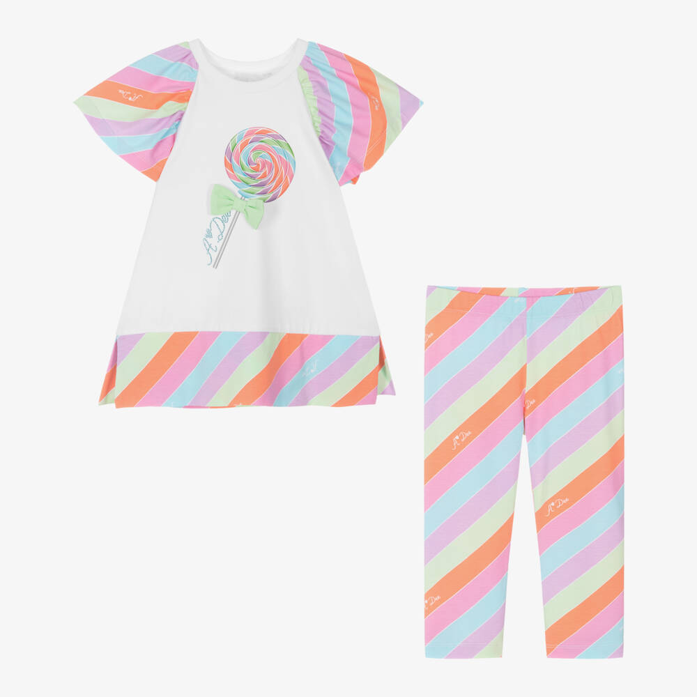 A Dee-Комплект леггинсов в полоску для девочек | Childrensalon Outlet