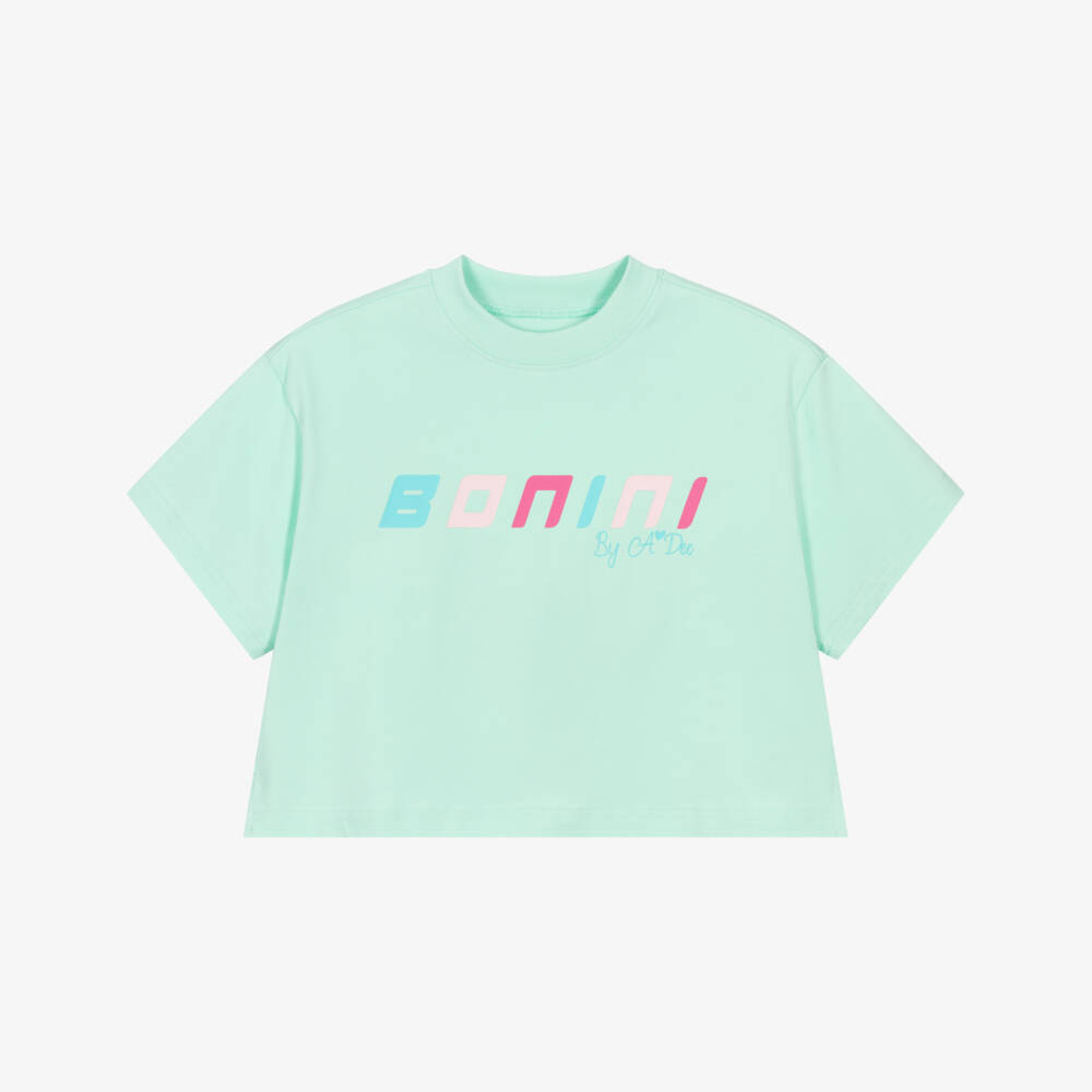 A Dee-Girls Mint Green Logo T-Shirt | Childrensalon Outlet