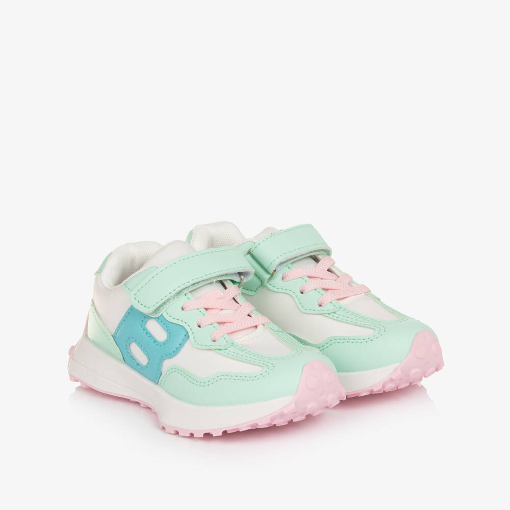 A Dee-Girls Mint Green Trainers | Childrensalon Outlet