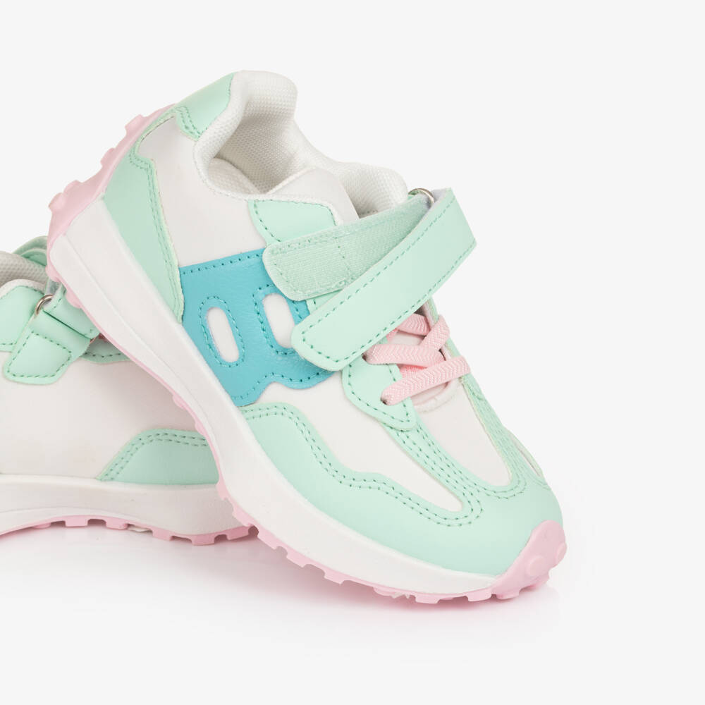 A Dee-Girls Mint Green Trainers | Childrensalon Outlet