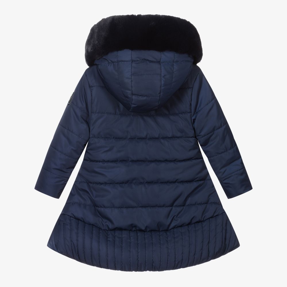 A Dee-Синий пуховик для девочек | Childrensalon Outlet