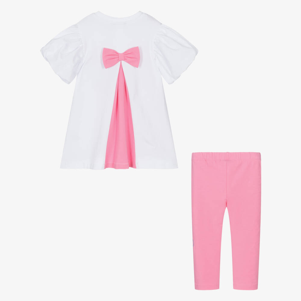 A Dee-Комплект пастельных хлопковых леггинсов для девочек | Childrensalon Outlet