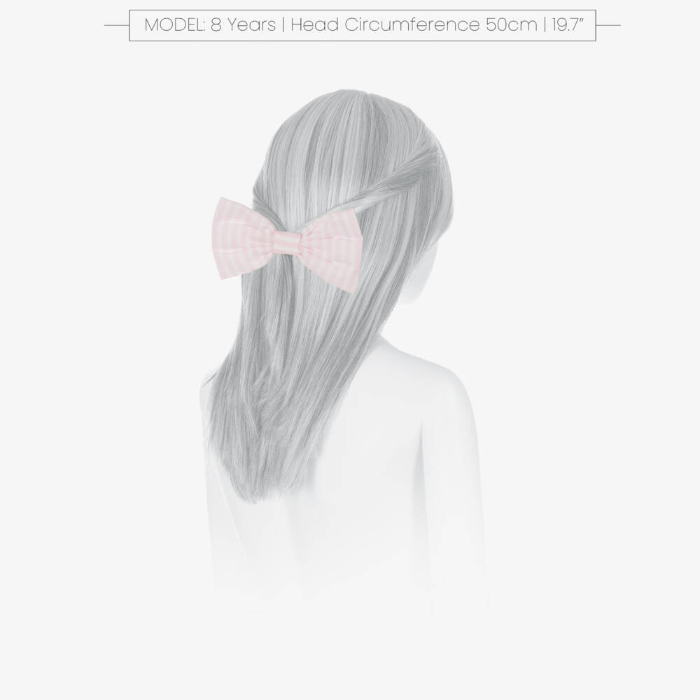 A Dee-Girls Pastel Striped Hair Bow | Childrensalon Outlet