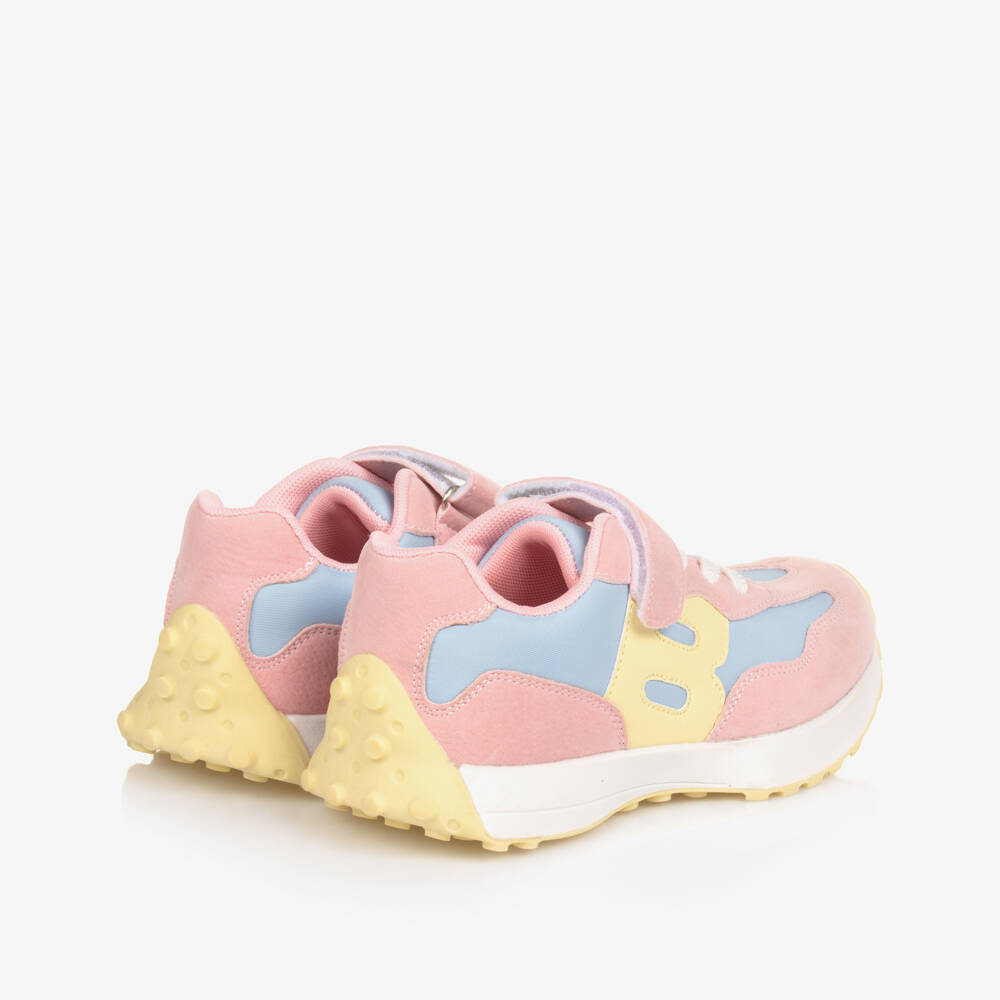 A Dee-Girls Pastel Tri-Tone Sporty Sneakers | Childrensalon Outlet