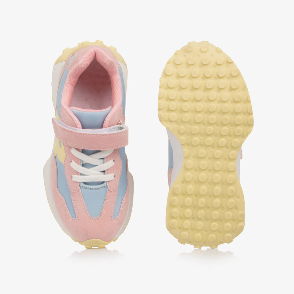A Dee-Girls Pastel Tri-Tone Sporty Sneakers | Childrensalon Outlet