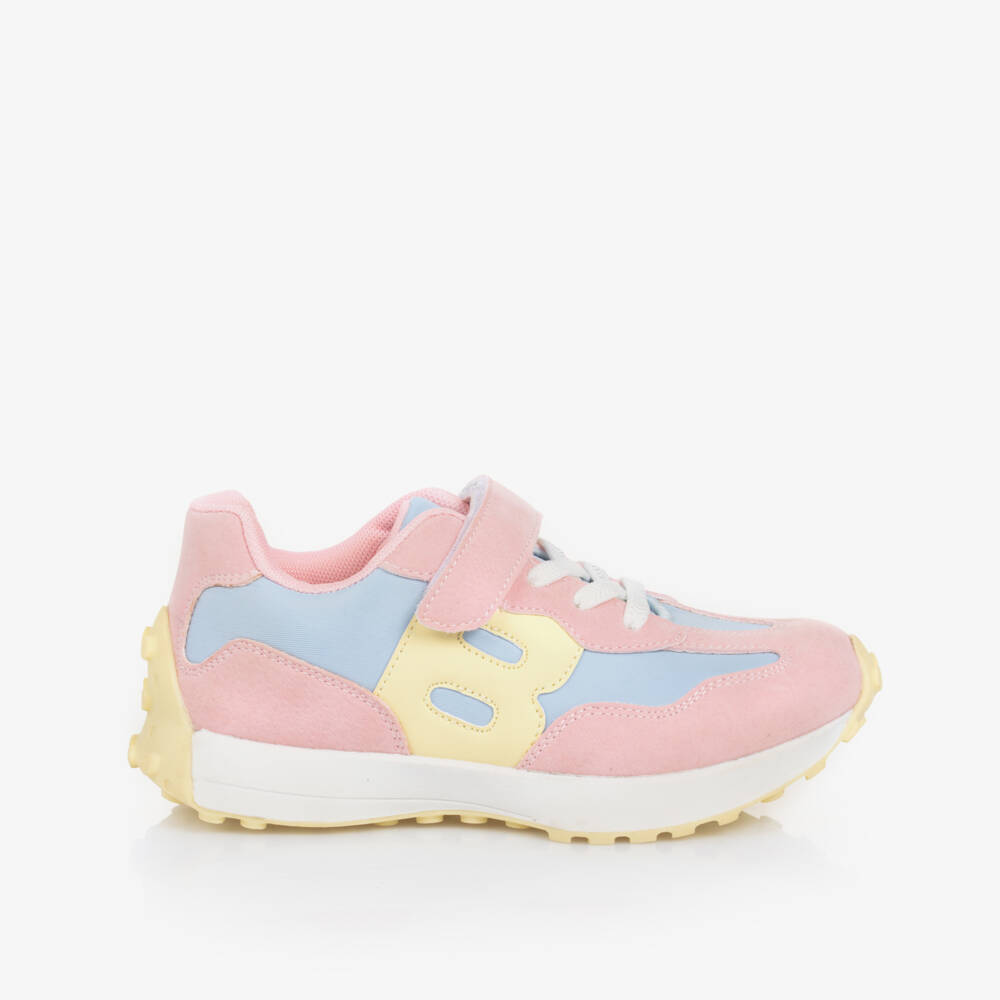 A Dee-Girls Pastel Tri-Tone Sporty Sneakers | Childrensalon Outlet