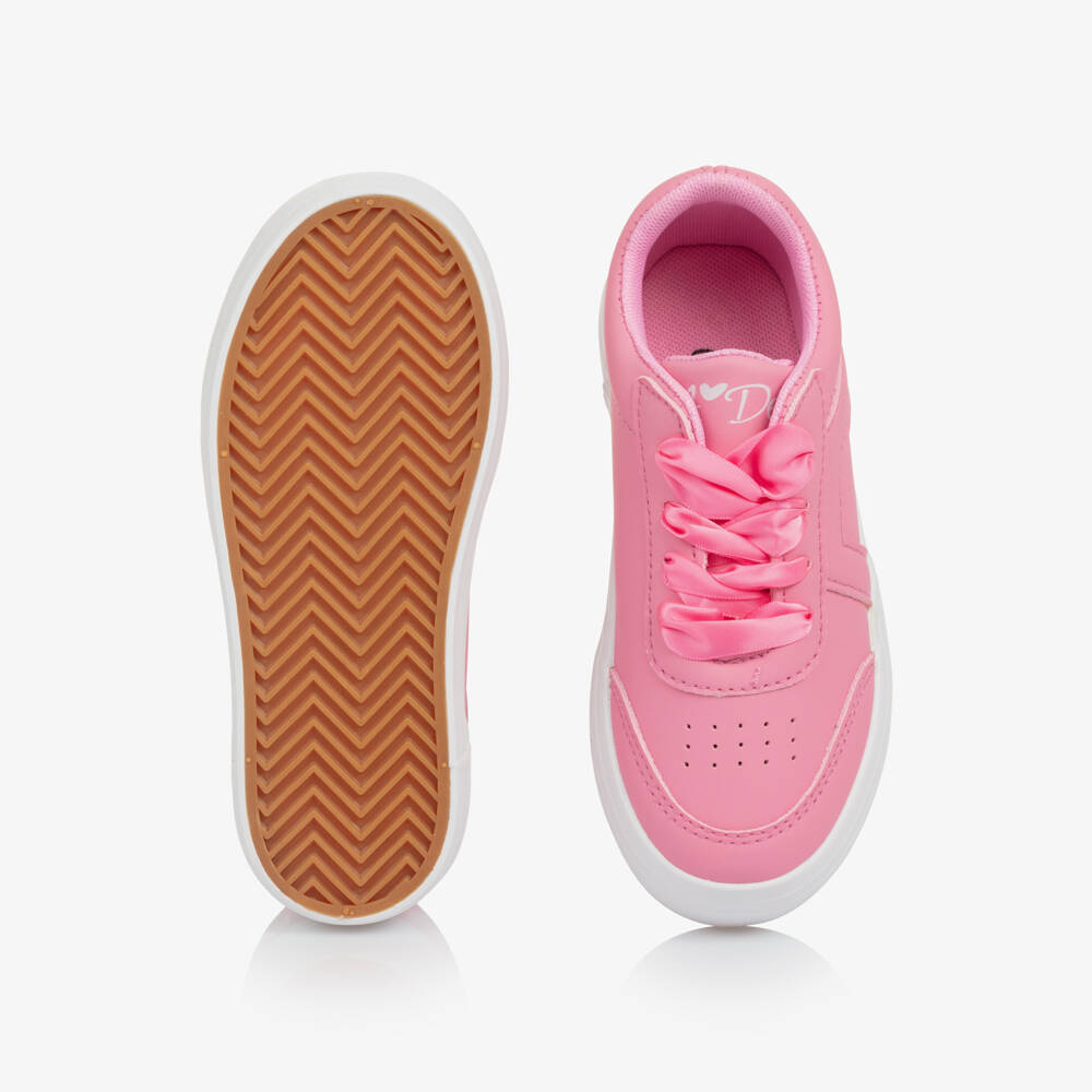A Dee-Girls Pink Chunky Lace-Up Trainers | Childrensalon Outlet