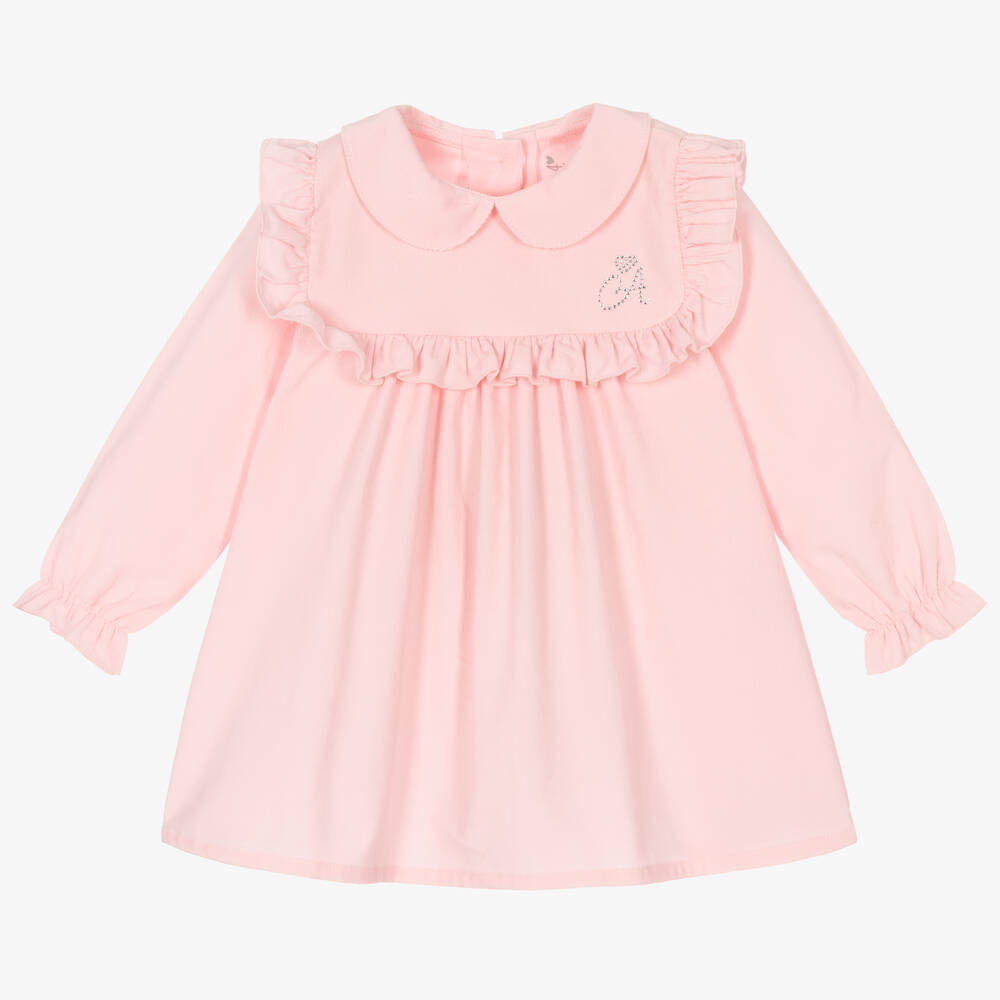 A Dee - Розовое вельветовое платье для девочек | Childrensalon