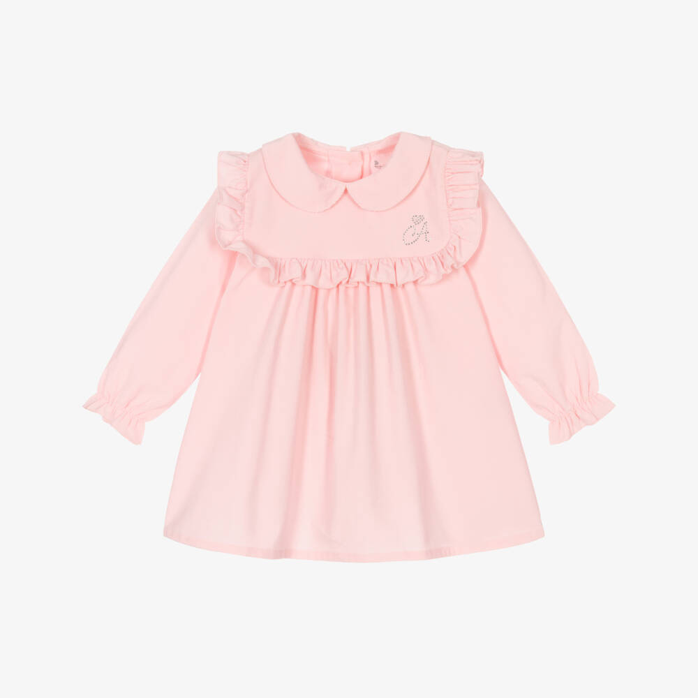 A Dee-Розовое вельветовое платье для девочек | Childrensalon Outlet