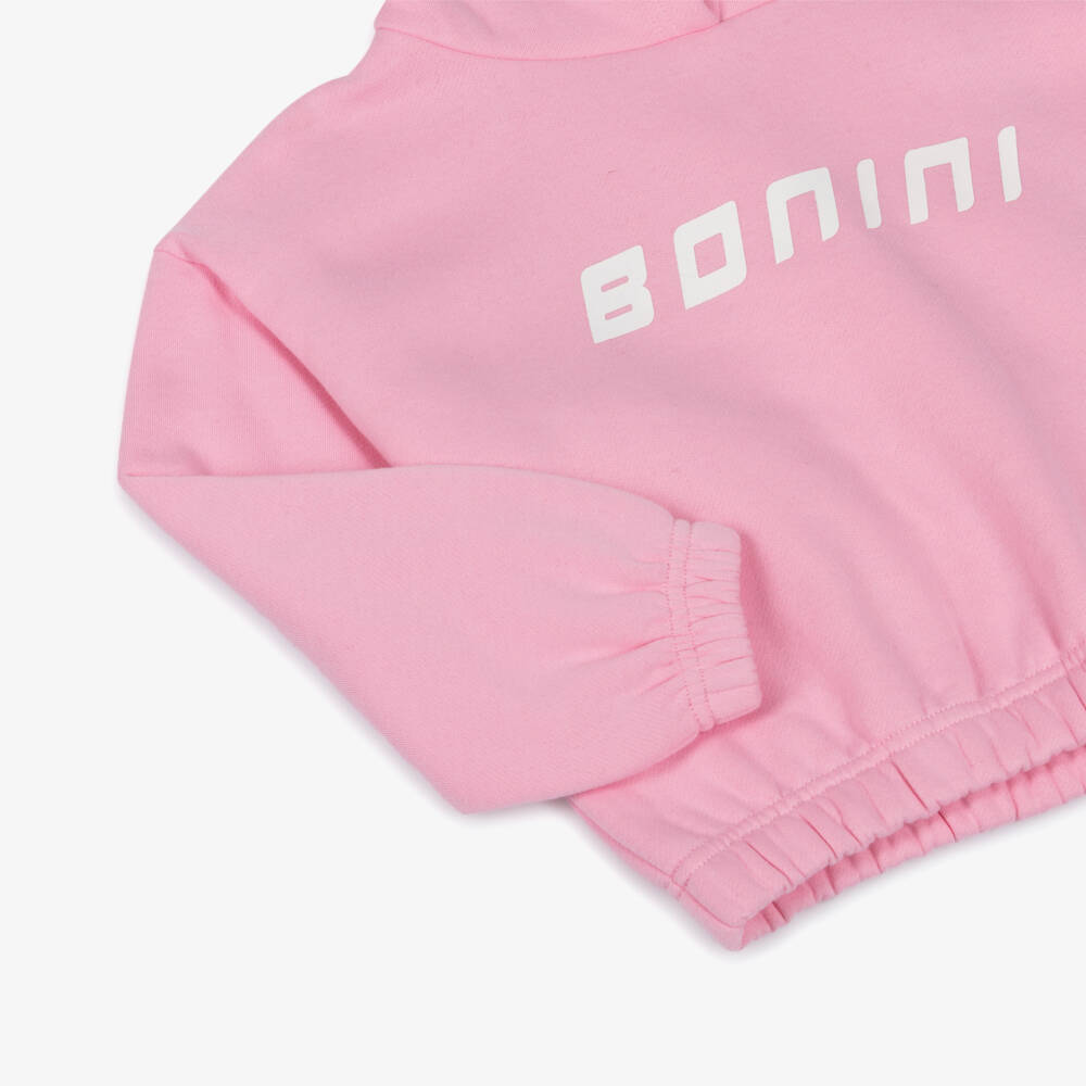 A Dee-Хлопковый розовый худи для девочек | Childrensalon Outlet